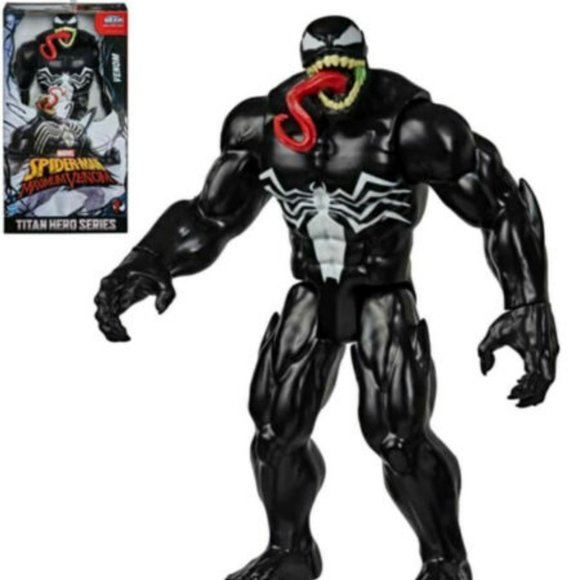 Marvel Spider-Man Maximum Venom Titan Hero Series Blast Gear Ready 14" Venom - Picture 2 of 3